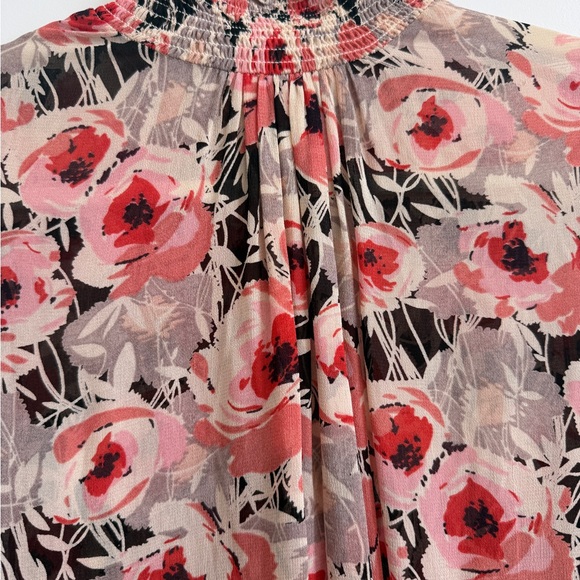 byTIMO Smocked High Neck Floral Dress - Picture 6 of 9